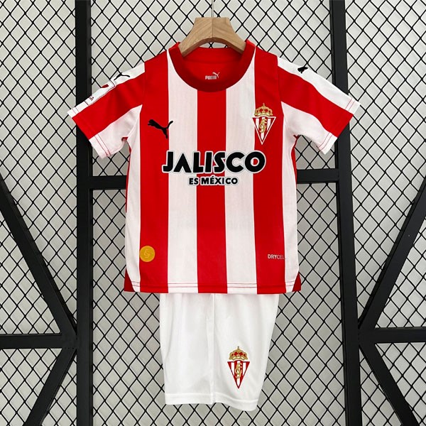 Camiseta Sporting De Gijón 1ª Niño 2023-2024